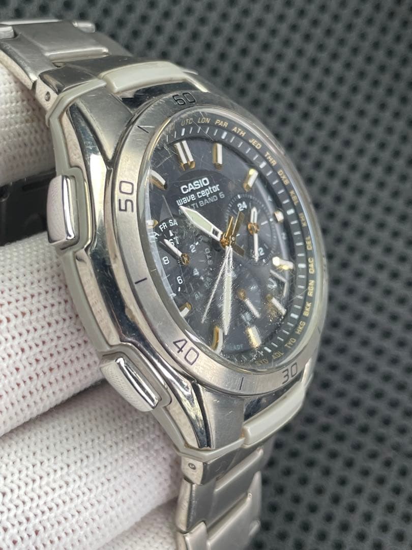 CASIO WVQ-M410 WAVE CEPTOR Radio-Controlled Solar Watch 【USED】