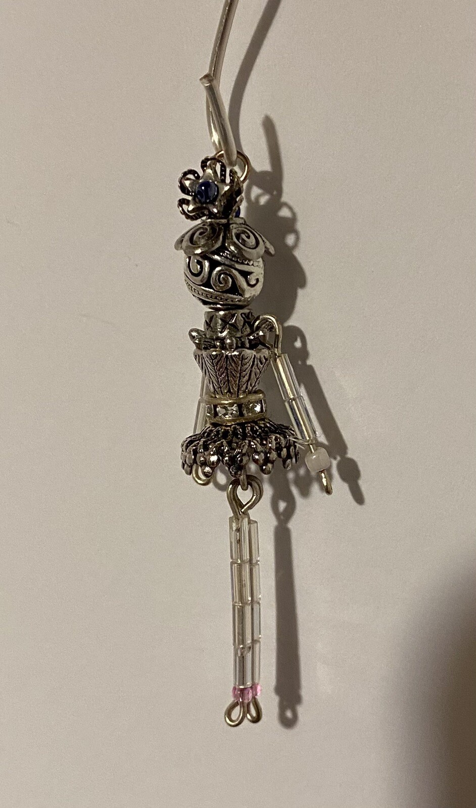 Doll Charm Handmade. Flower Hat 2 1/2 Inches