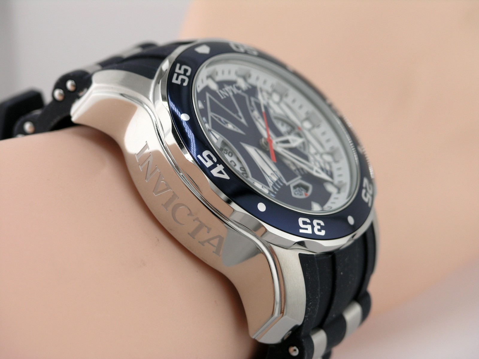 NEW INVICTA 42846 MLB NEW YORK YANKEES NY CHRONOGRAPH WATCH QUARTZ ANALOG 48MM