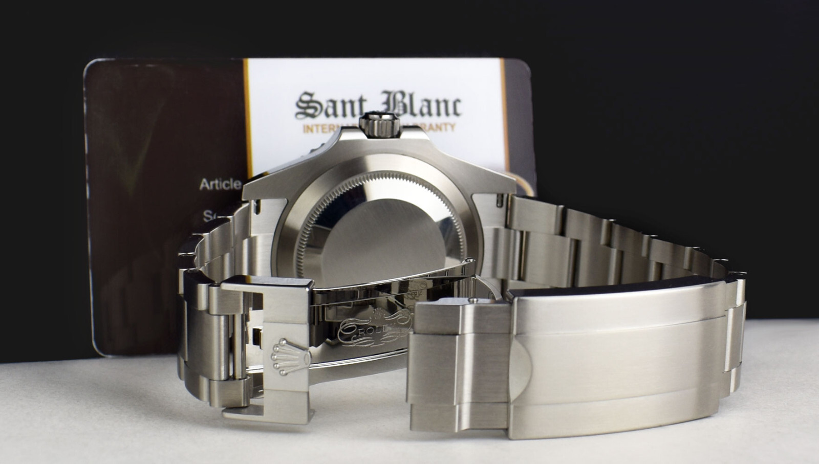 ROLEX 41mm Stainless SUBMARINER Green Bezel “KERMIT” 126610LV SANT BLANC