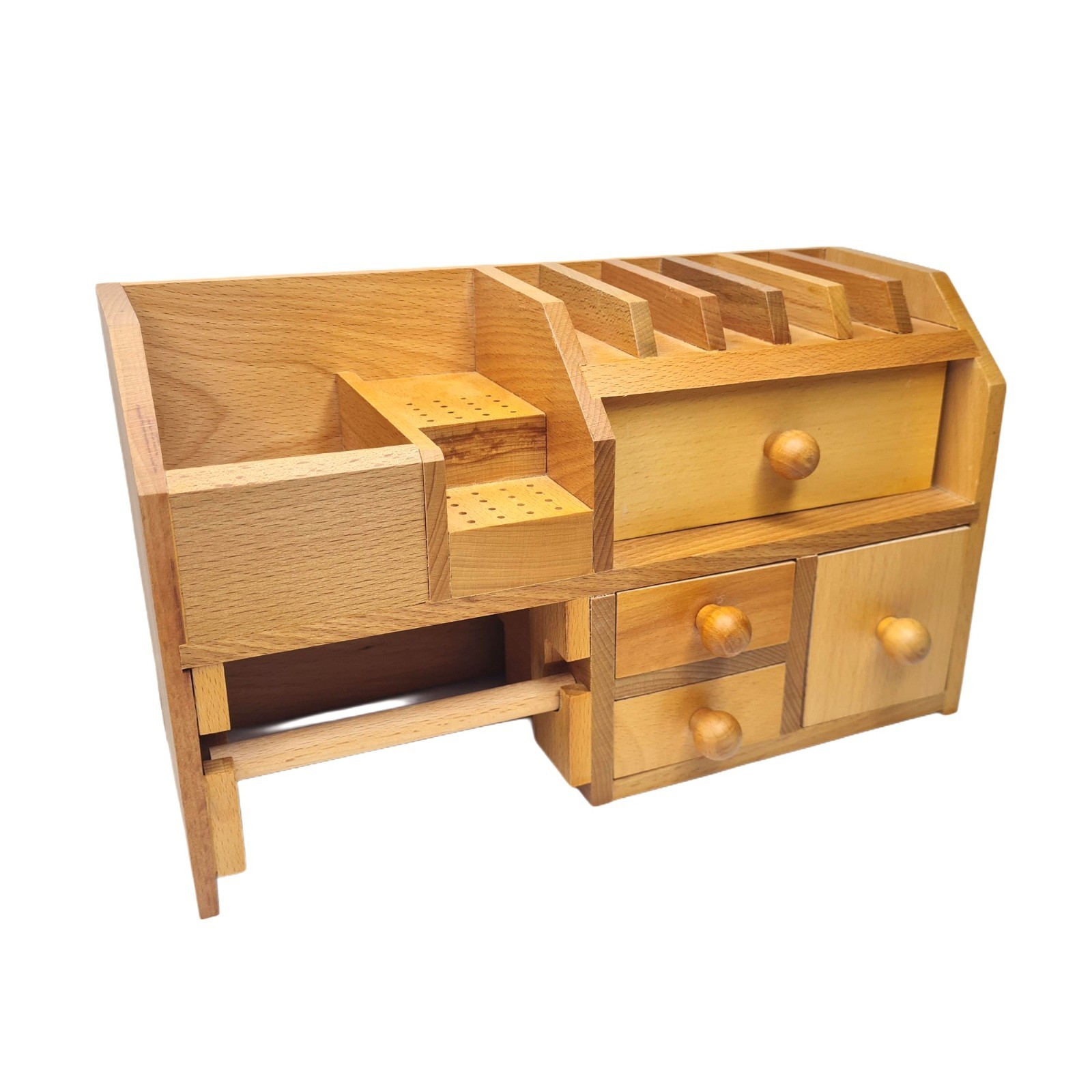Jewelers Bench Top Tool Organizer Storage – Jewelry Shelf Drawers Compartment