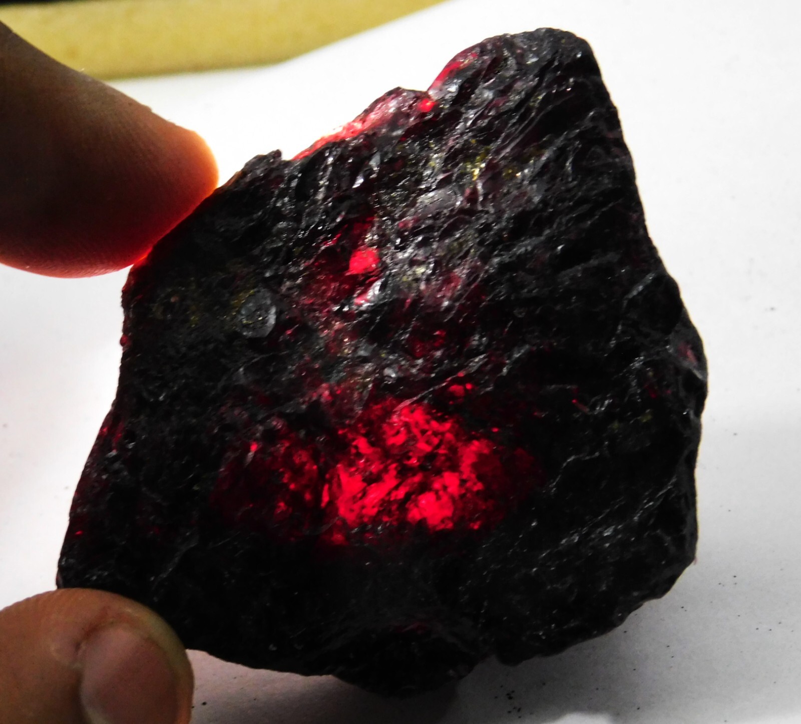 Natural 309.80 Ct Certified Red Painite Untreated Rough Loose Gemstone