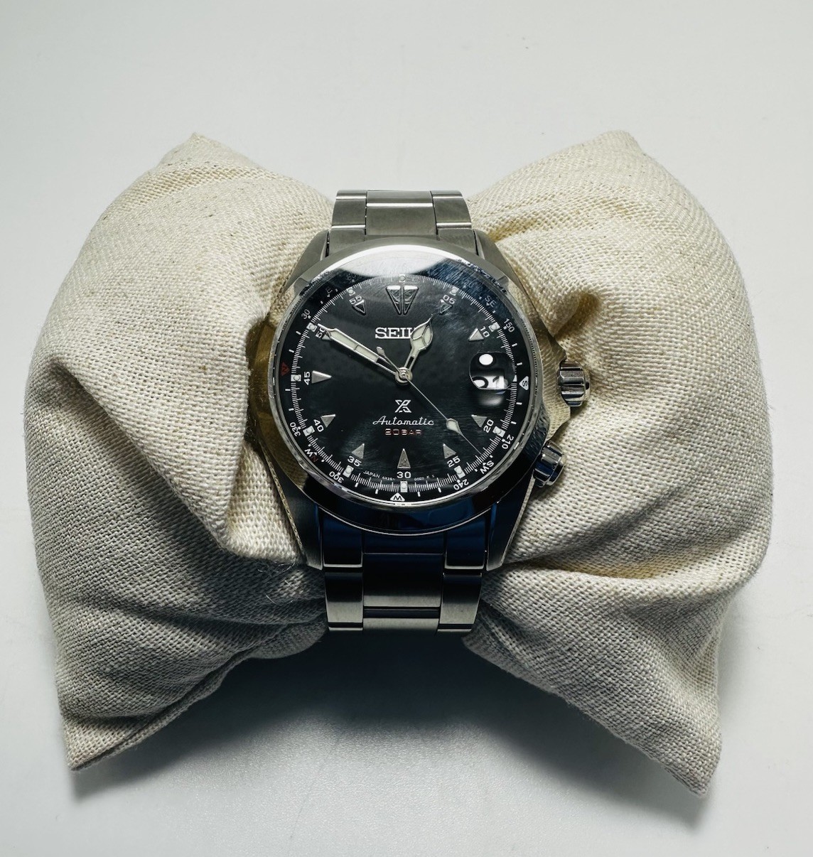 Seiko Prospex Alpinist Black Dial Bracelet Watch