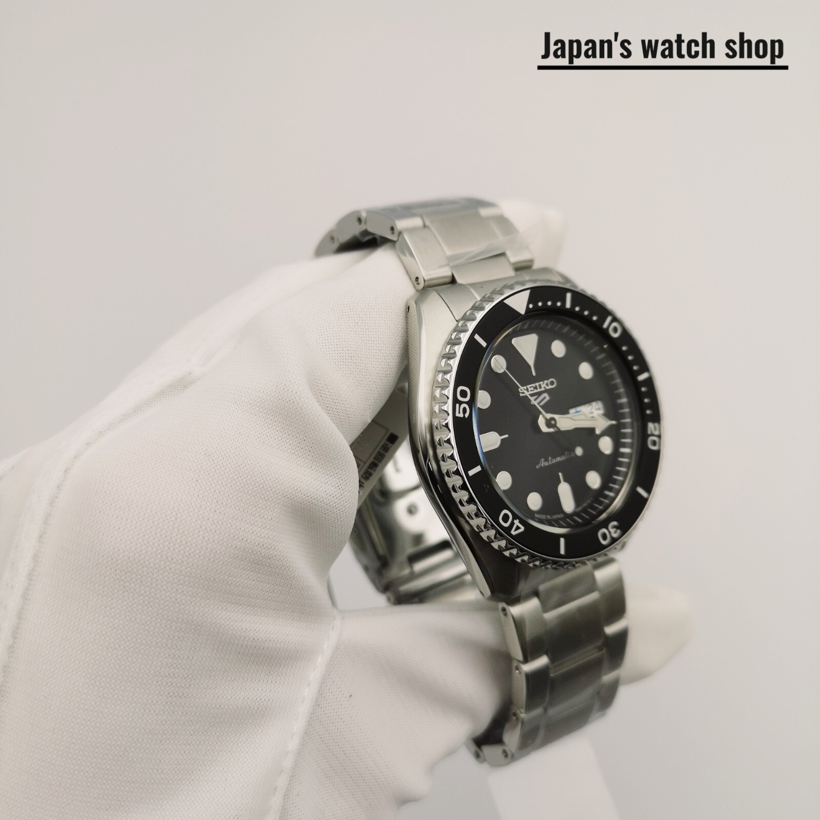 SEIKO 5 SPORTS SBSA005 Black Mechanical Automatic Men’s Watch New in Box