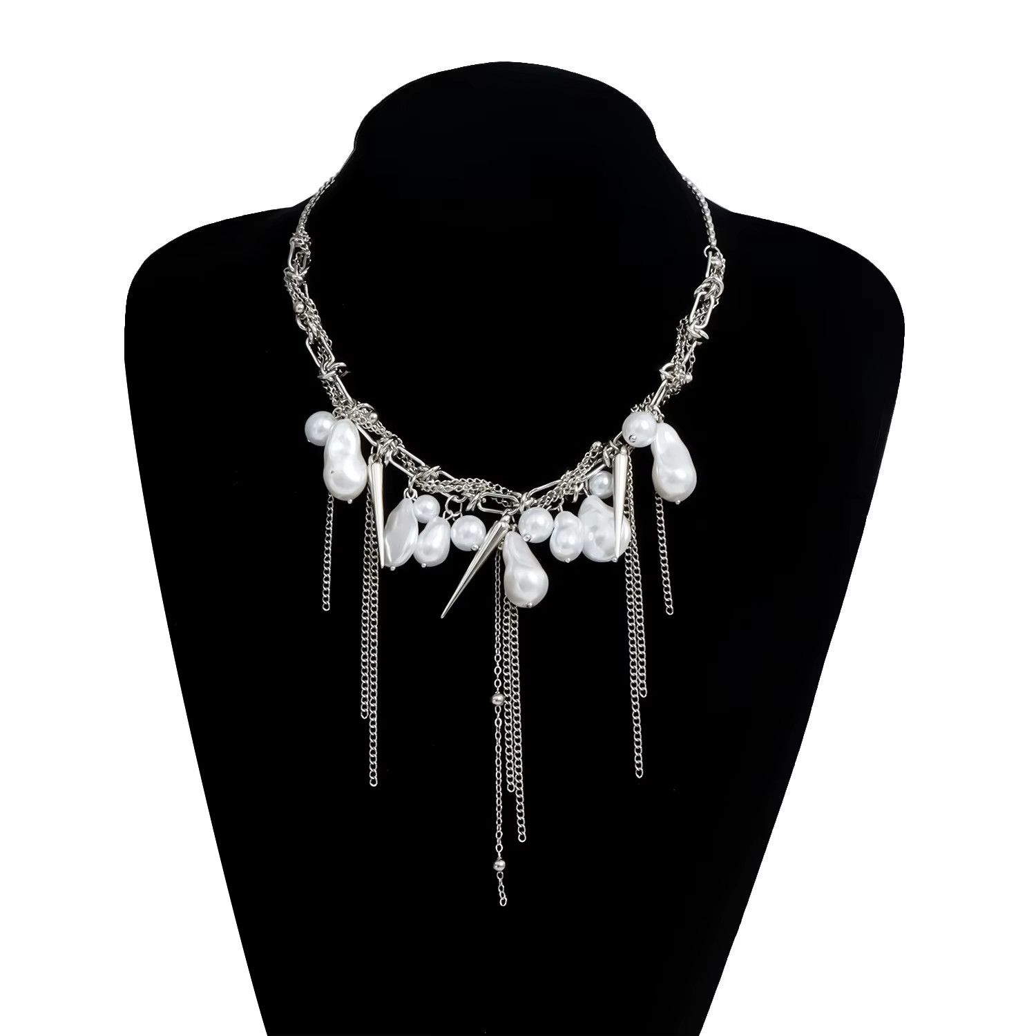 Imitation Pearl Necklace Women Trendy Choker Fashion Jewelry Sweet Girl Style