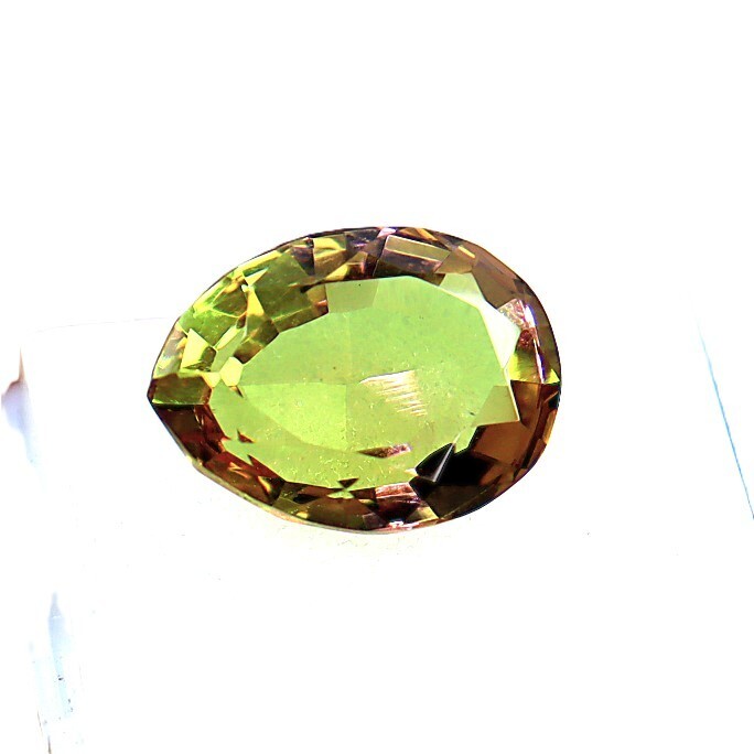 10 CT Color Changing Natural Alexandrite Certified Loose Gemstone Pear Cut