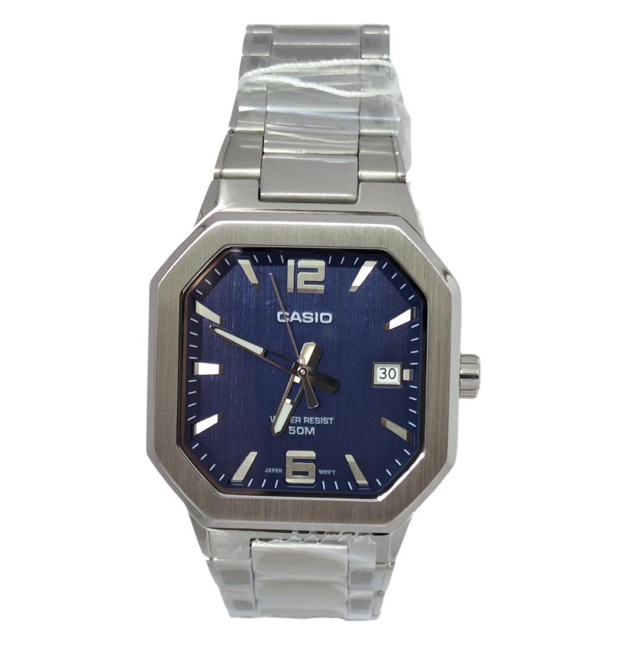 CASIO MTP‑B195 Series MTP-B195D-2A Blue Dial Analog 38 mm New Men’s Watch