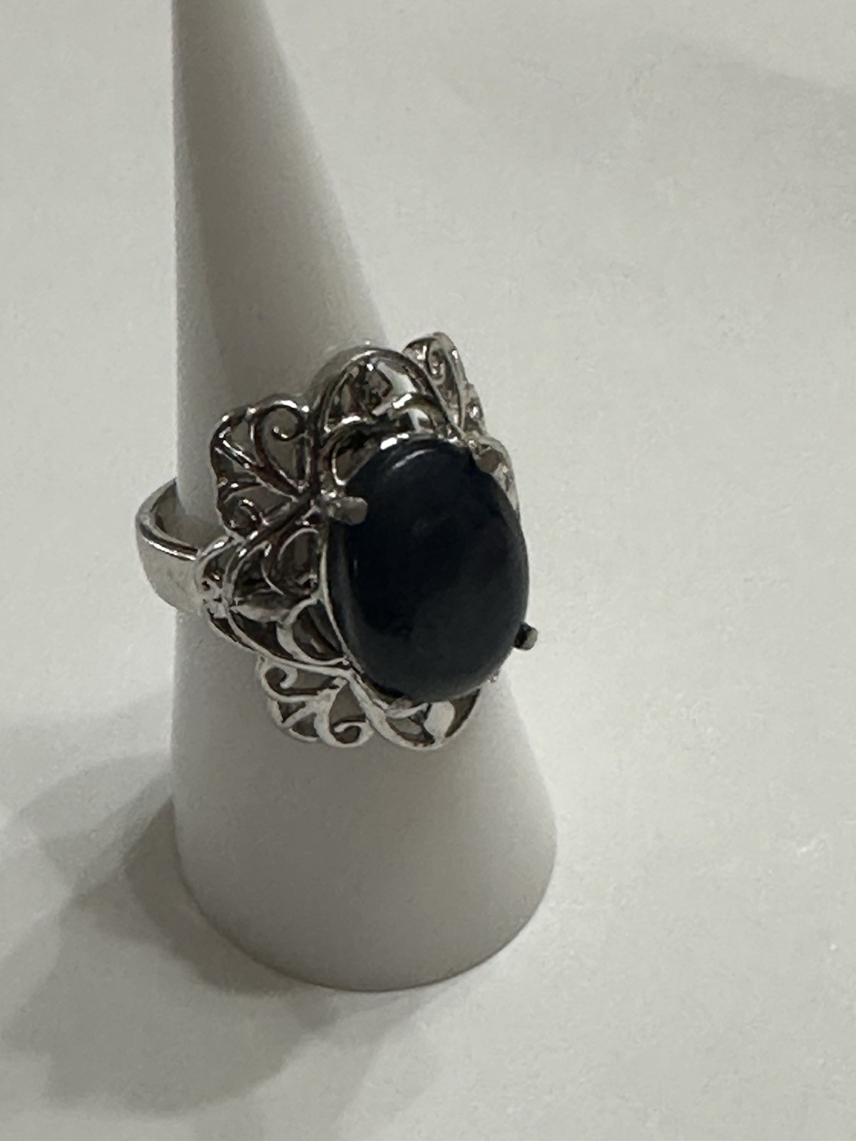 Black Onyx Karis STS Fashion Ring Size 7