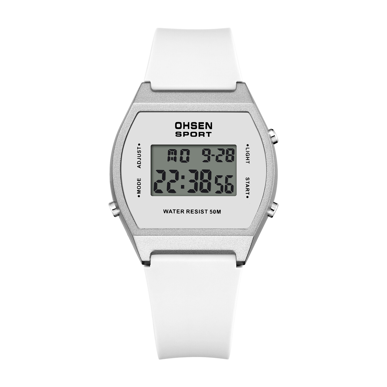 Men Women Waterproof LED Digital Sports Wristwatch Casual Backlight Teens Watch