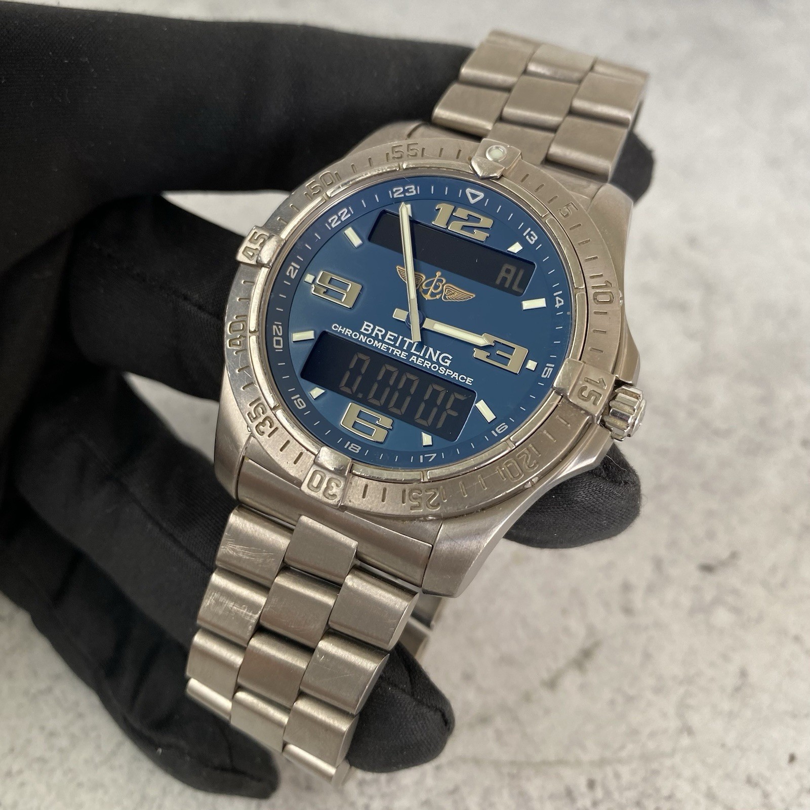 2007 Breitling Aerospace Advantage Titanium Quartz E79362 Watch – Full Set