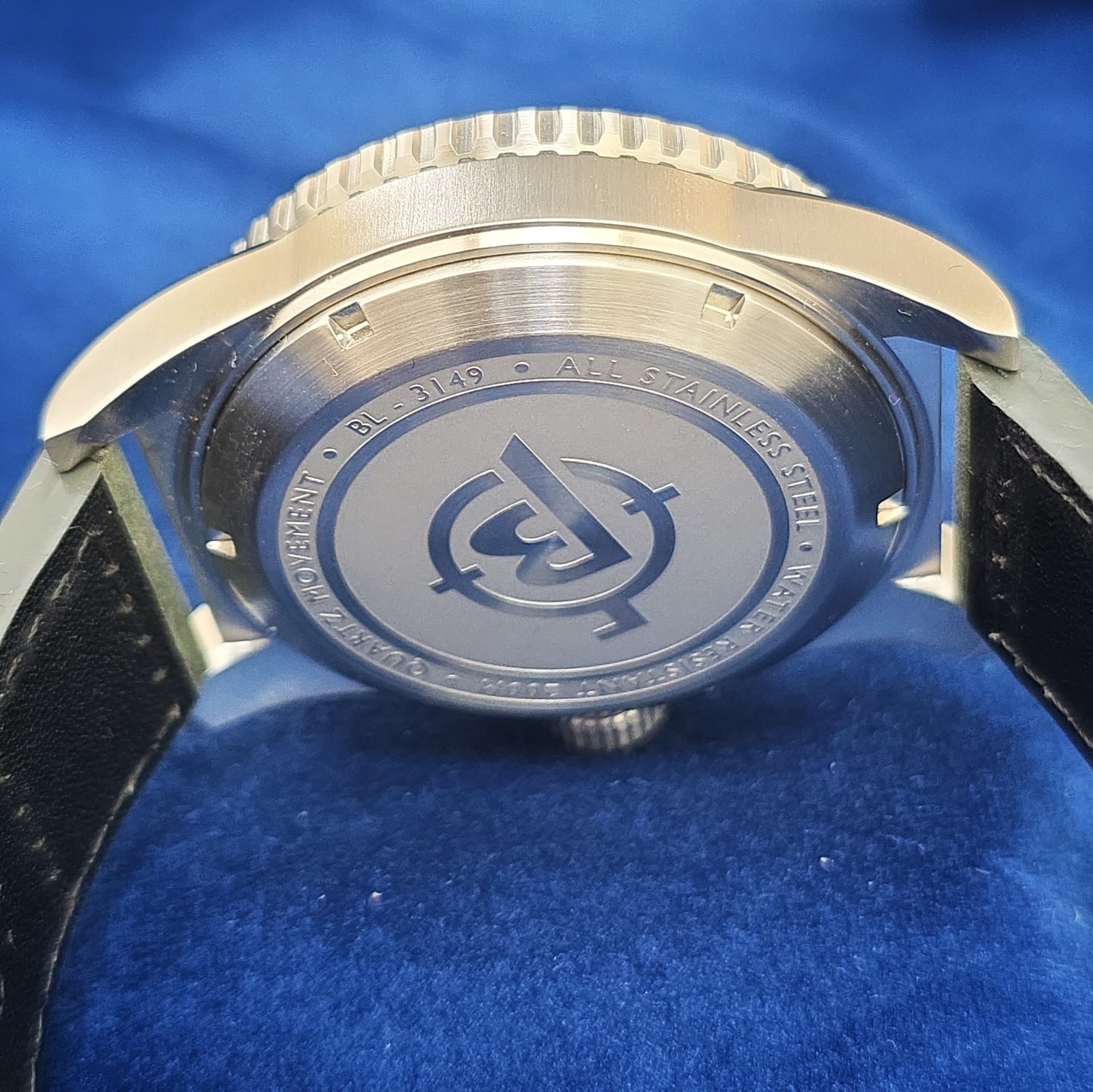 Men’s Ballast Watch Amphion BL-3149 Green 48mm Quartz Leather Strap NWT
