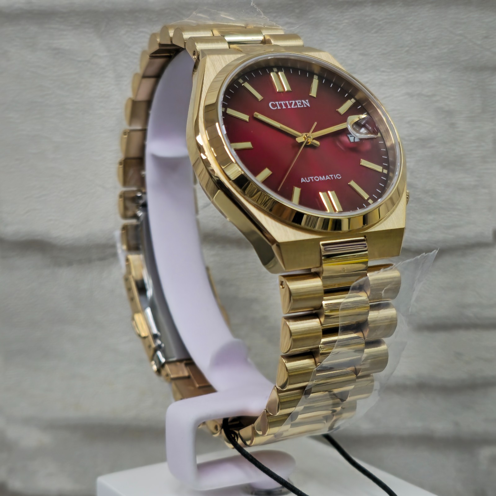 Citizen Tsuyosa NJ0153-82X Automatic Red Dial Stainless Steel 40mm Men’s Watch