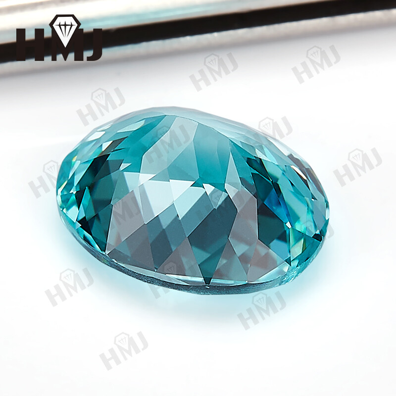 0.3ct-9ct Lab Grown Paraiba Oval Shape AAA Loose Gemstone for Jewelry DIY Making