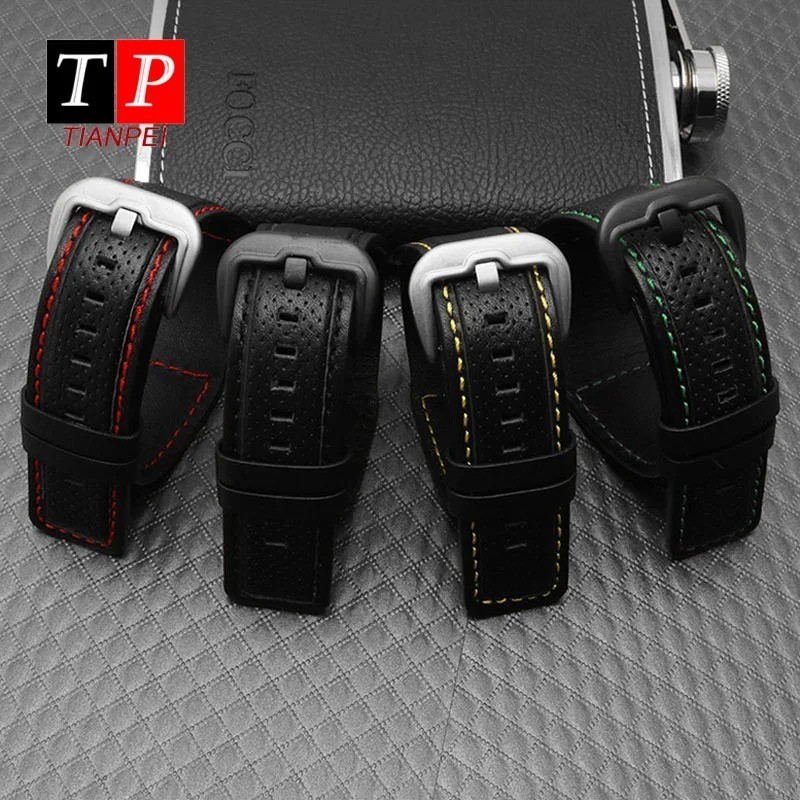 24mm Leather Watch Band Strap For Dietrich OTC-AO1 OT-3 Bracelet