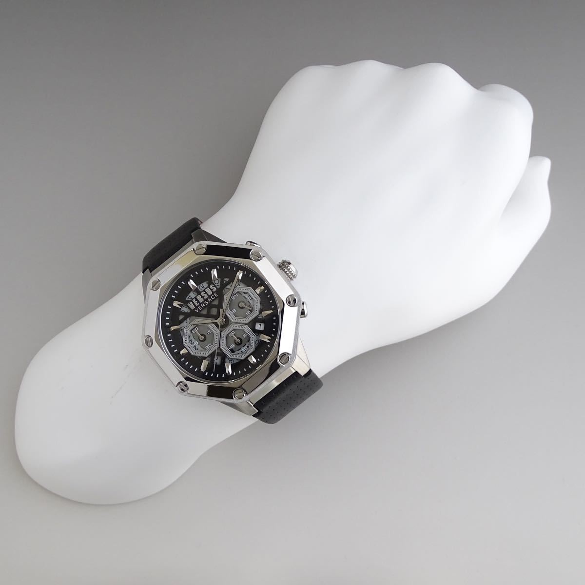 NEW Versus Versace Men’s Watch 45mm Octagonal Waterproof