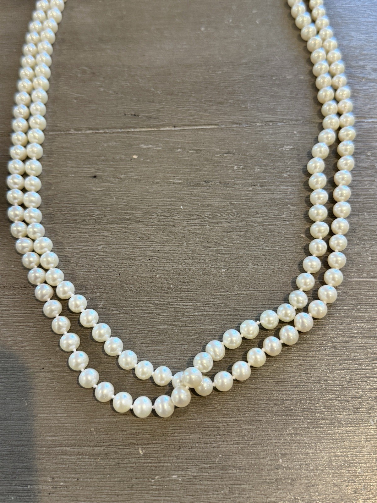 Pearl Paradise Necklace Strand 6.5-7.0mm 28” Length 14K Solid Yellow Gold Clasp