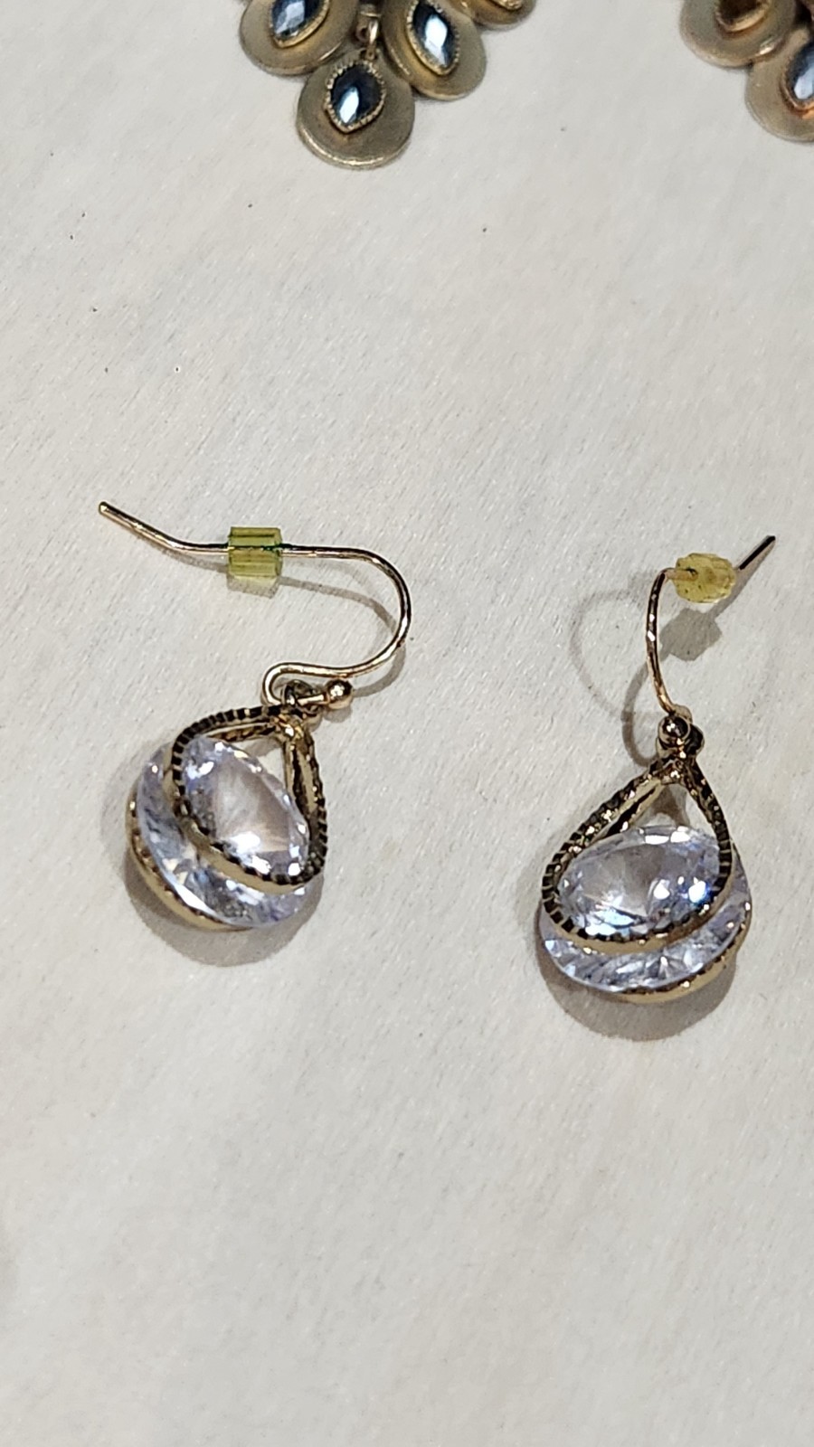Lot of 7 Fashion Jewelry Pieces I Am Apt. 9 Statement Earrings & CZ Necklace