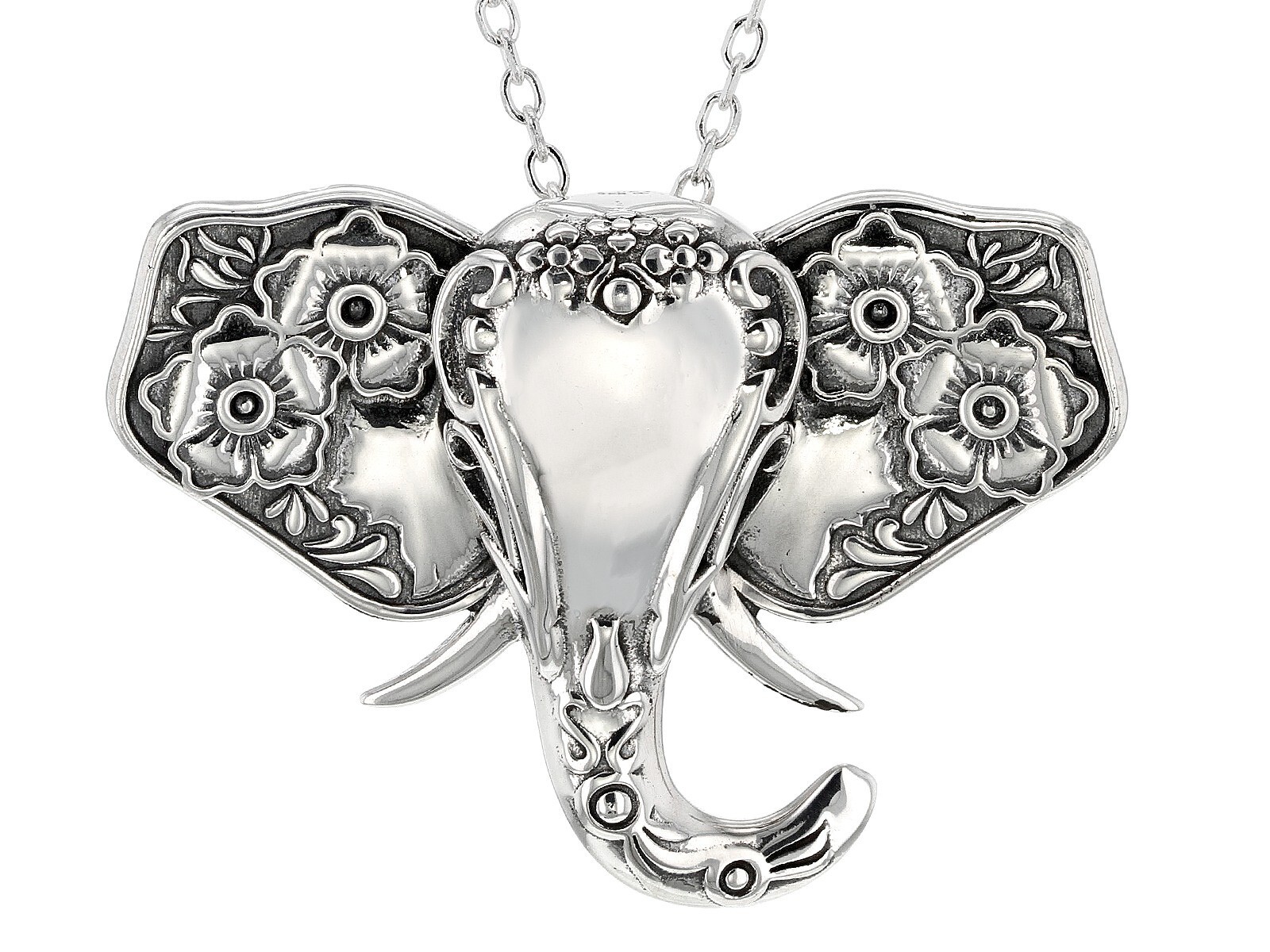 Elegant Elephant Bohemian Pendant Women Necklace Silver Plated New, Africa, Asia