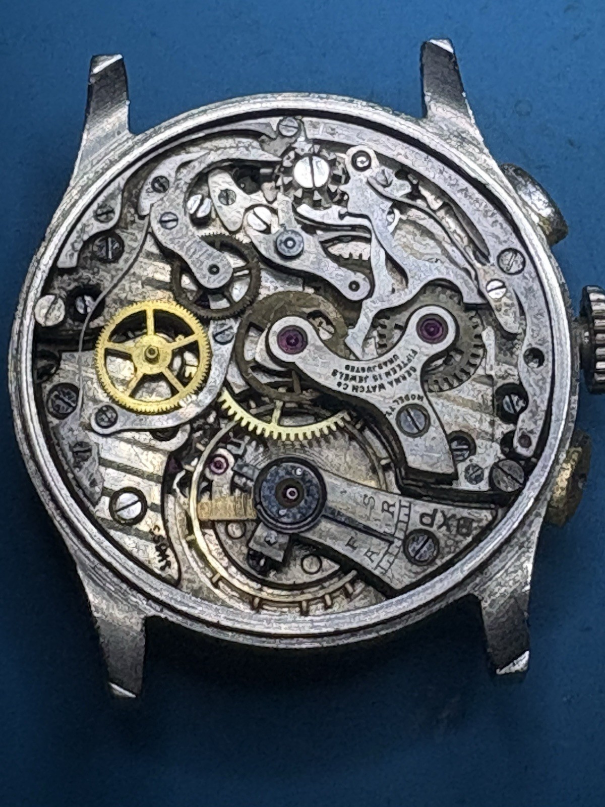 Harvard Valjoux 23vz Chronograph Watch 40-50s Vintage Rare Sleeper