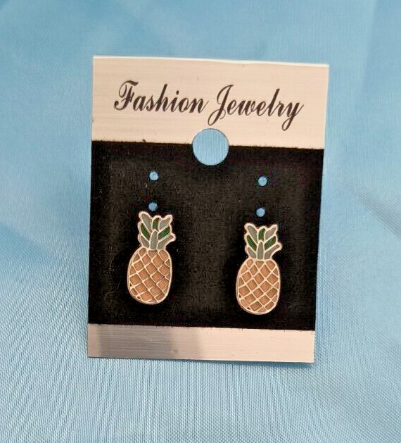 New Fashion Jewelry Girls Teens Post/Stud Earrings Pineapples Multicolor