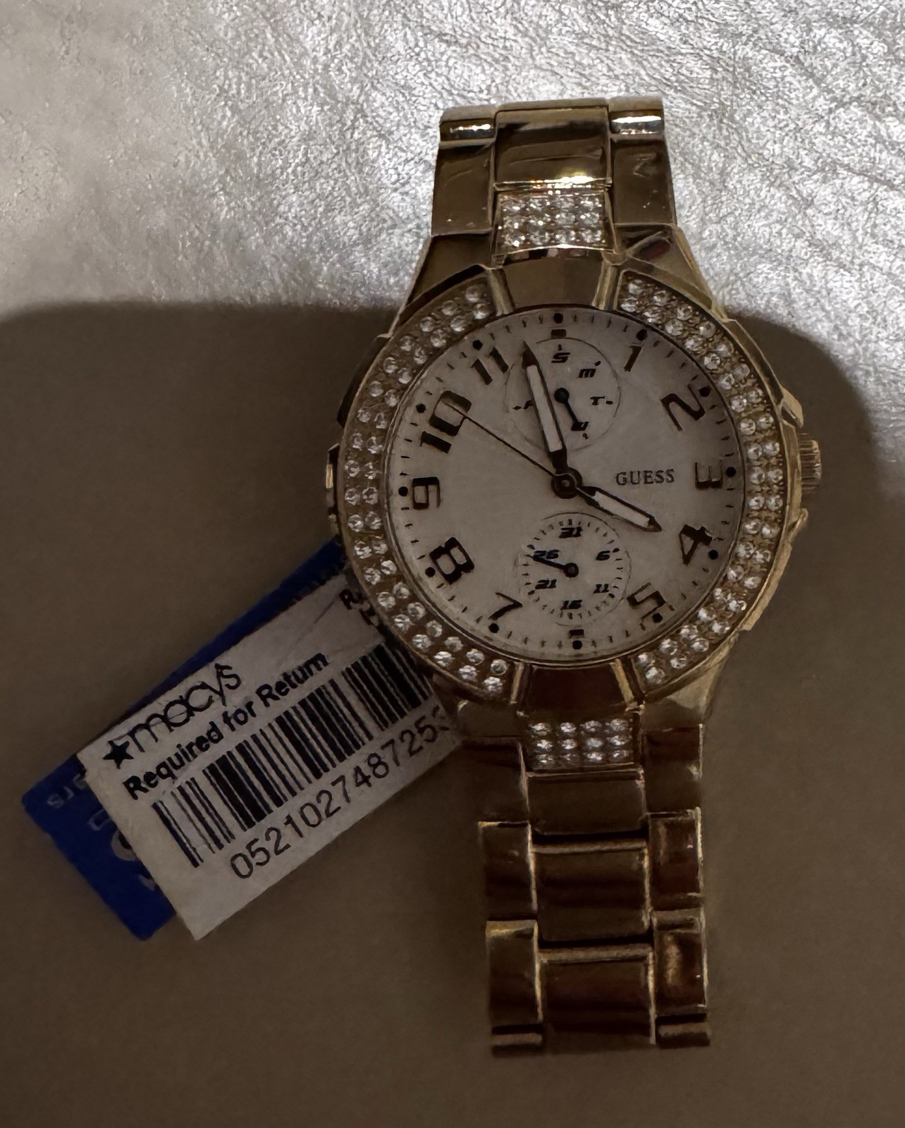 Guess Women Watch-50 Meters/165 Feet Steel Japan Movt I16540L1(Working)