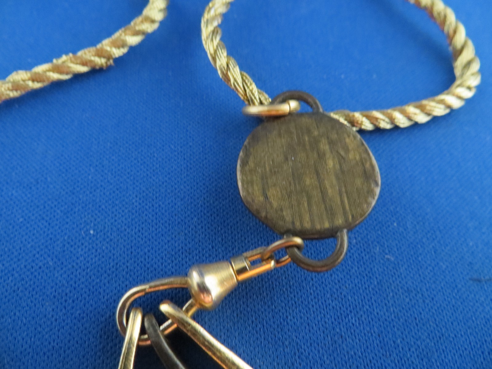 Vintage Robert Rose Gold Tone Pendant Necklace