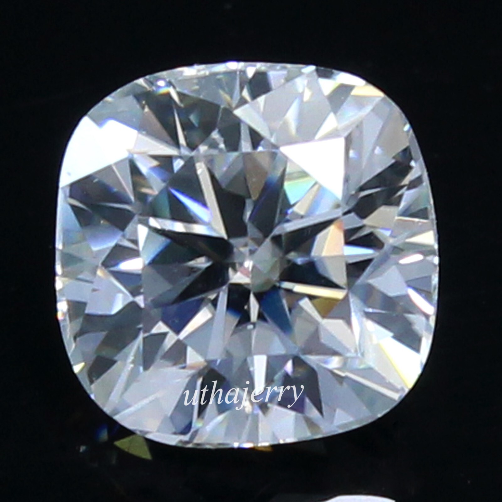 Natural Certified DE Color VVS1 Excellent Cut White 7.00 MM Cushion Diamond