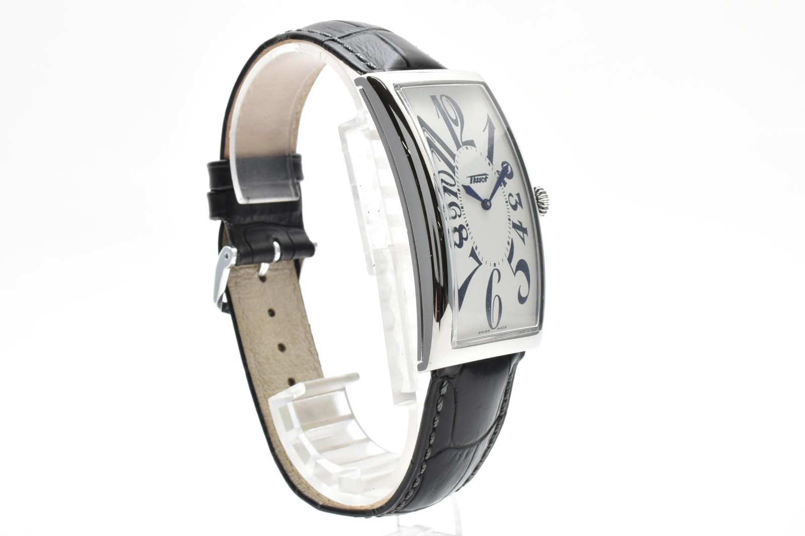 Tissot Heritage Banana Watch Z181 Silver Rectangle Quartz 27mm Men’s Watch JAPAN