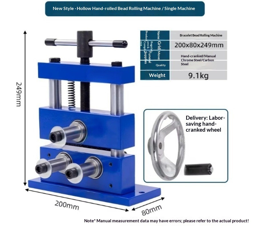 Hollow Bracelet Hollow Tube Rolling Machine Bending and Forming Machine
