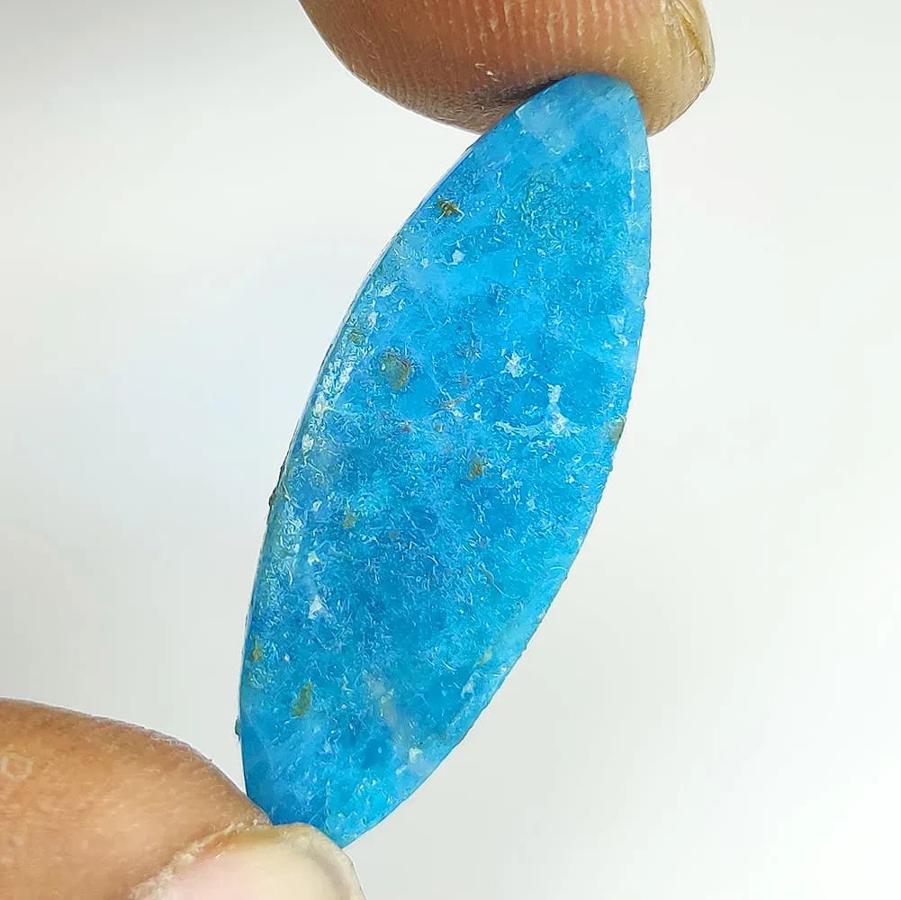 Natural Blue Apatite Marquise Cab, 15.79ct, Top Class