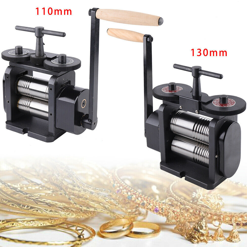 Manual Combination Rolling Mill Machine Jewelry Metal Tools Equipments 110/130mm