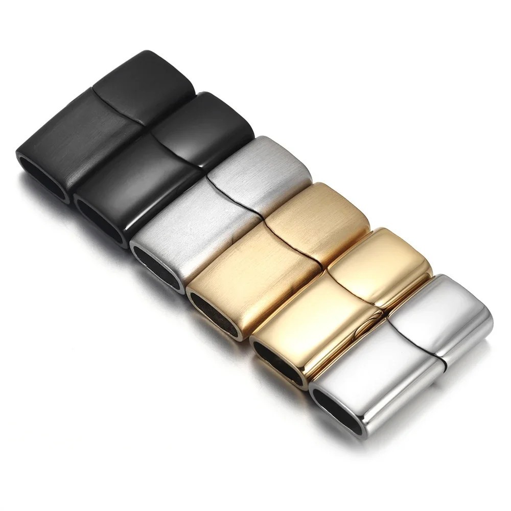 Real Solid Stainless Steel Magnetic Bracelet Box Clasp for DIY Jewelry Making