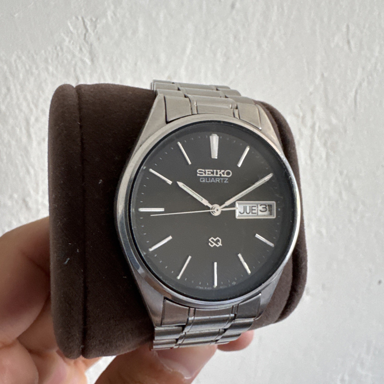 Vintage Seiko SQ Quartz Day Date Watch – Read Description