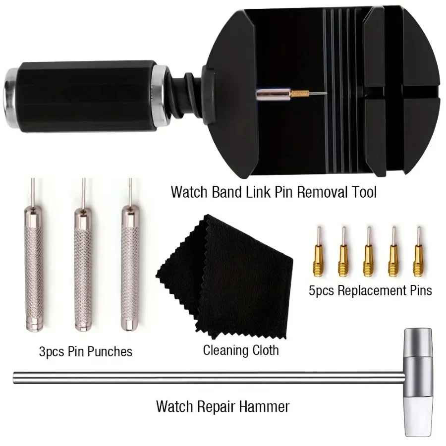 Watch link Removal Tool Kit Repair Pin Adjuster Bracelet Strap