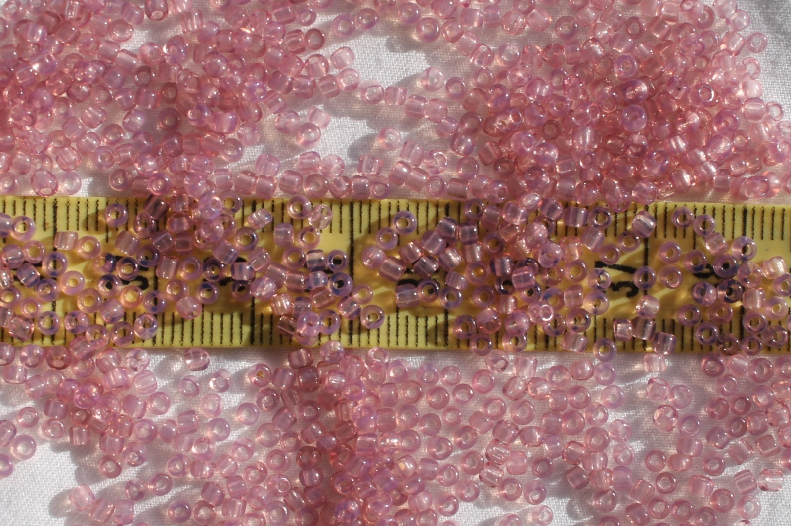 10/0 Vintage French Opal Pink #1 Glass Seed Beads Jewelry Crafts/1oz Limited!!!