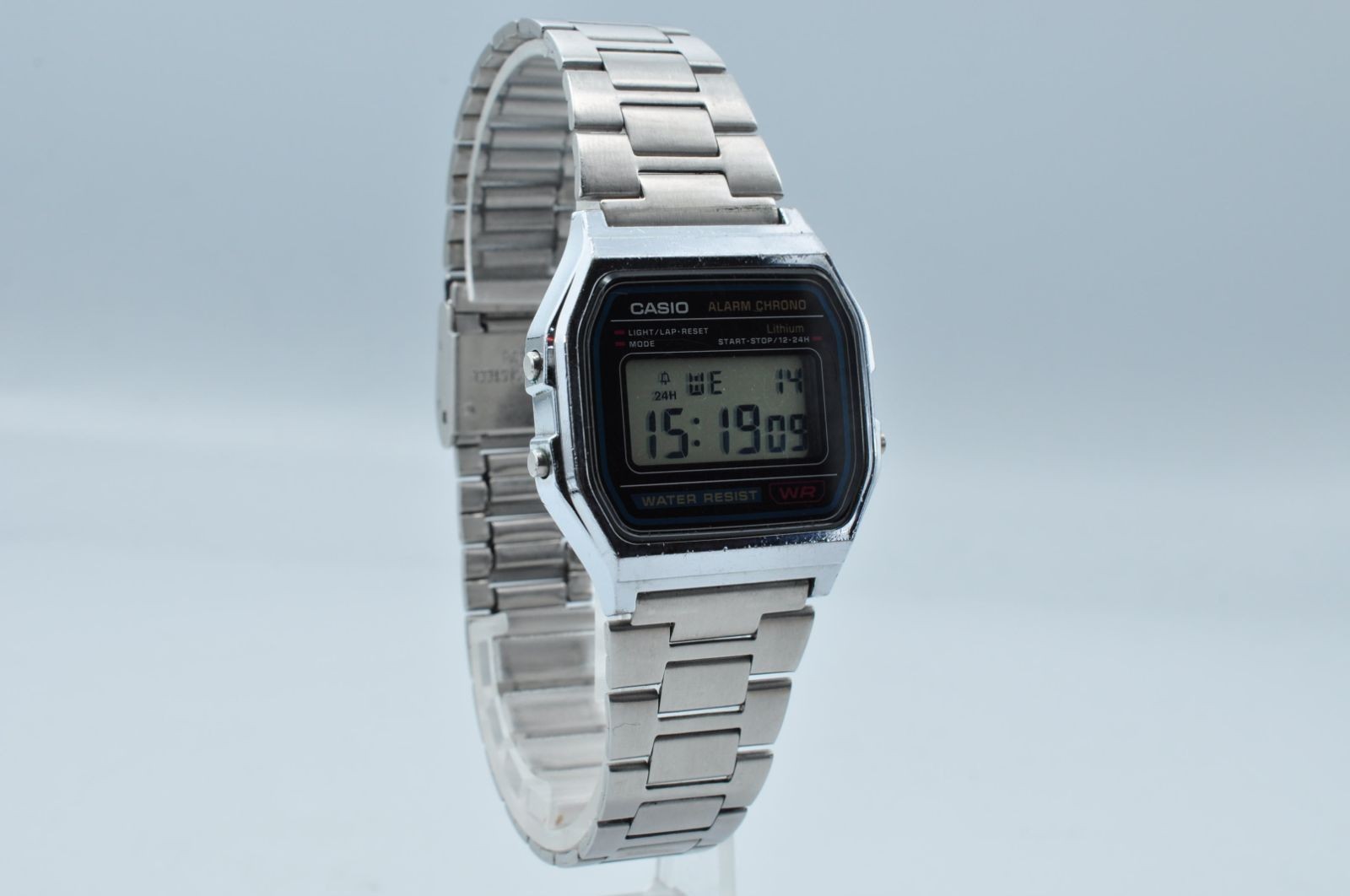 CASIO A158W Quartz Analog Digital Men’s Watch Wristwatch Stainless Steel Working