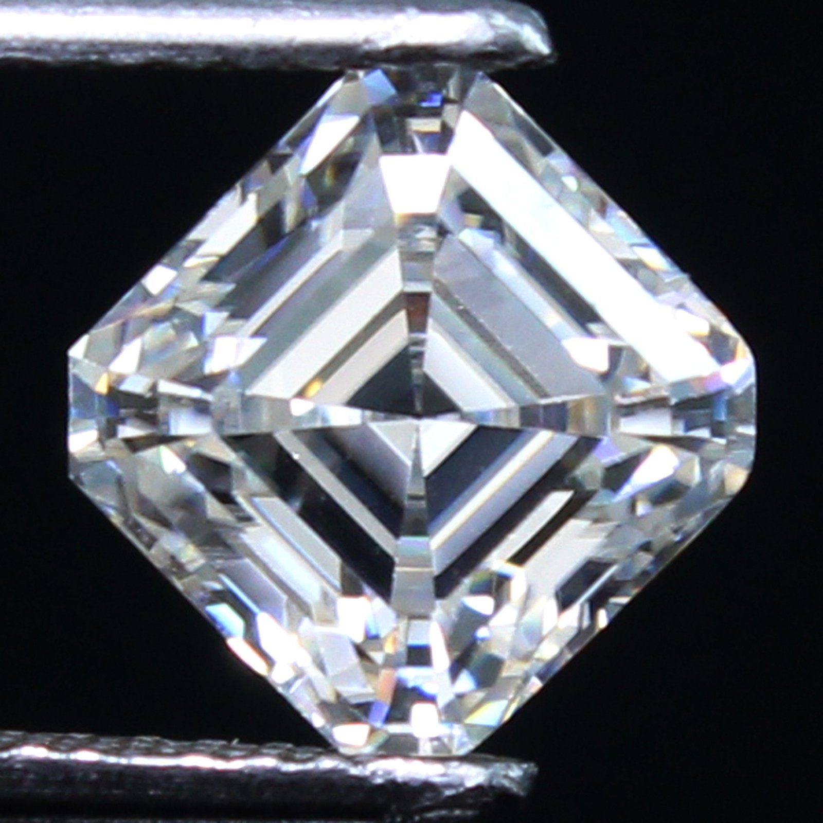 Natural 1.9 Ct Certified D Color VVS1 Excellent 7.00 MM Asscher White Diamond