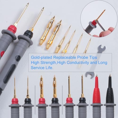 45 Pcs Multimeter Leads Kit – Professional and Upgraded Test Leads TKDTL4506