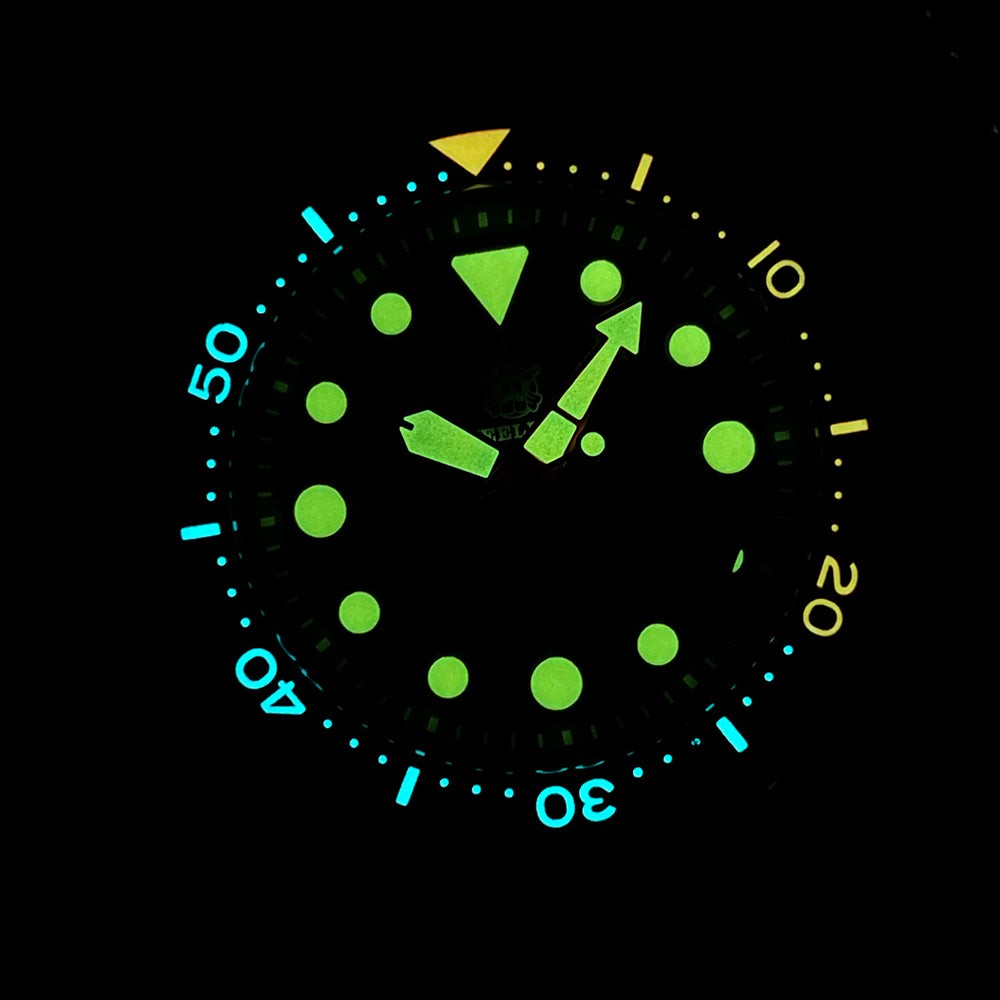 STEELDIVE SD1975V Mens 47.5mm 300M Automatic Dive Watch NH35 Sapphire Steel