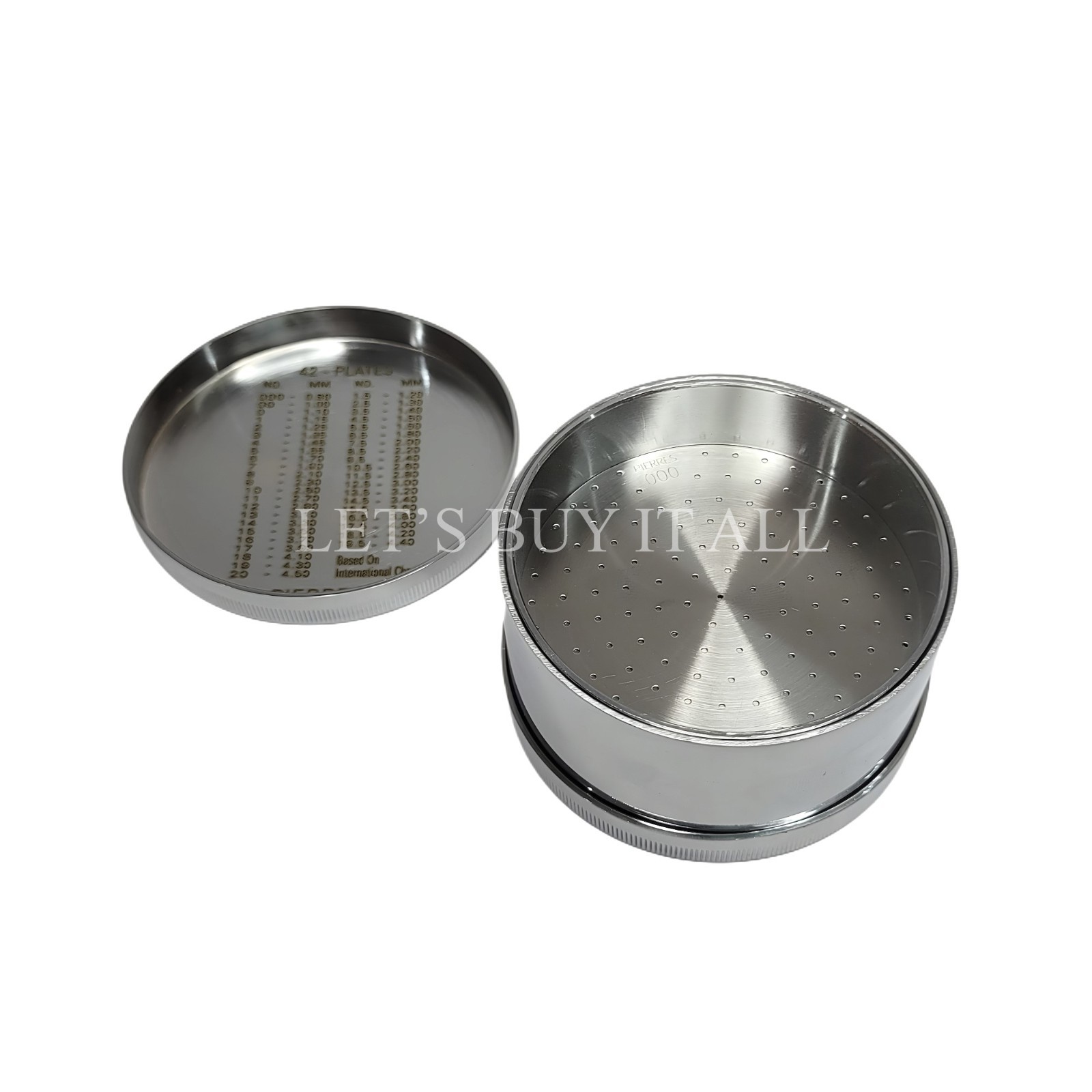 Diamond Sieves 6.6 Cm (66mm) With 23 Plates – Diamond Sieves