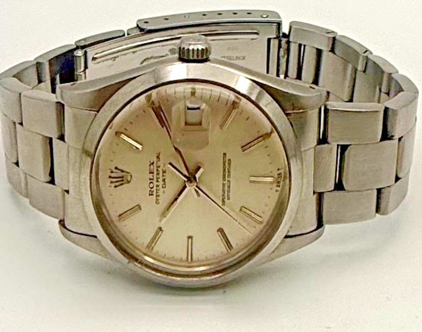 1981 Rolex Oyster Perpetual Date 15000 34mm Automatic + 1984 Receipt