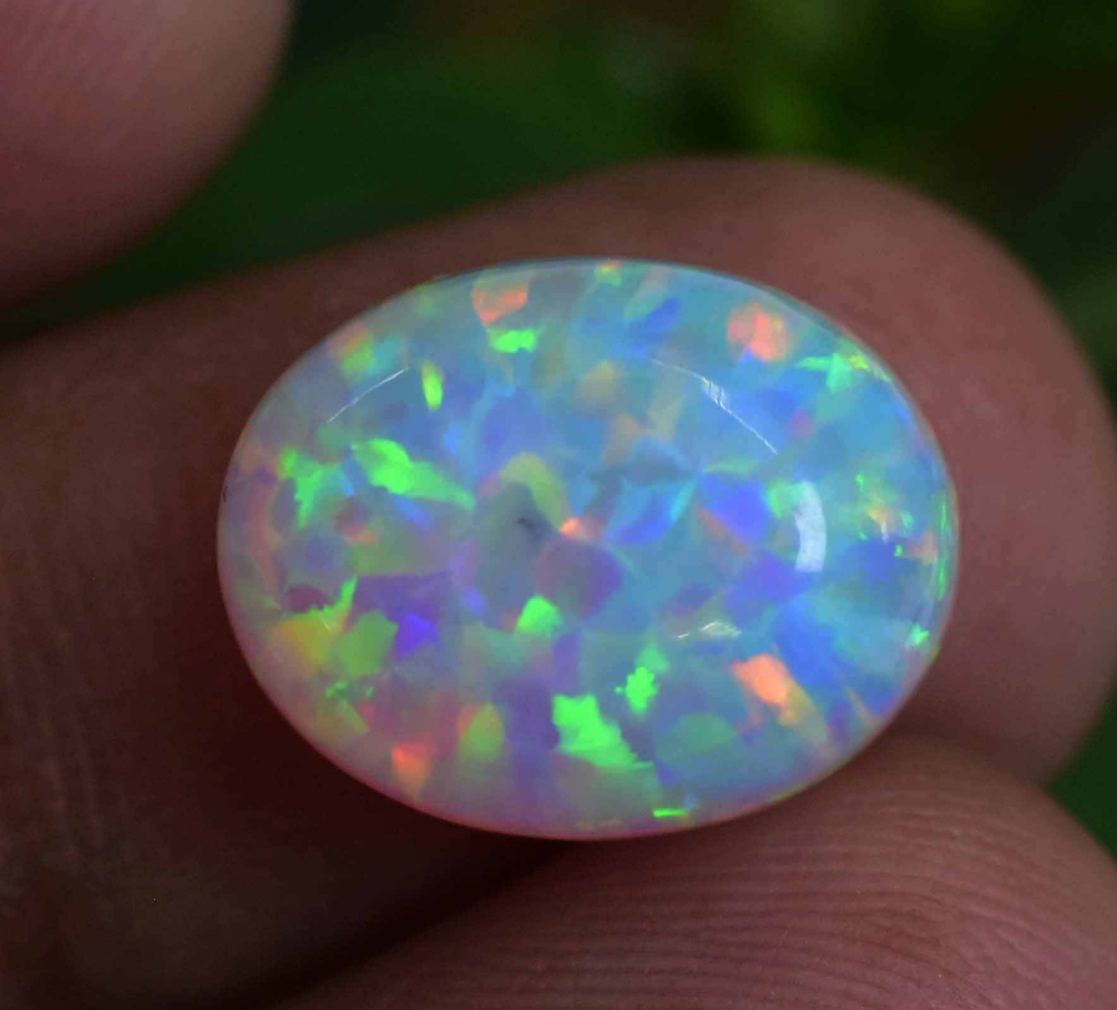 Natural Ethiopian Fire Opal 7.40 CT AGSL Certified Play Of Color Loose Gemstone