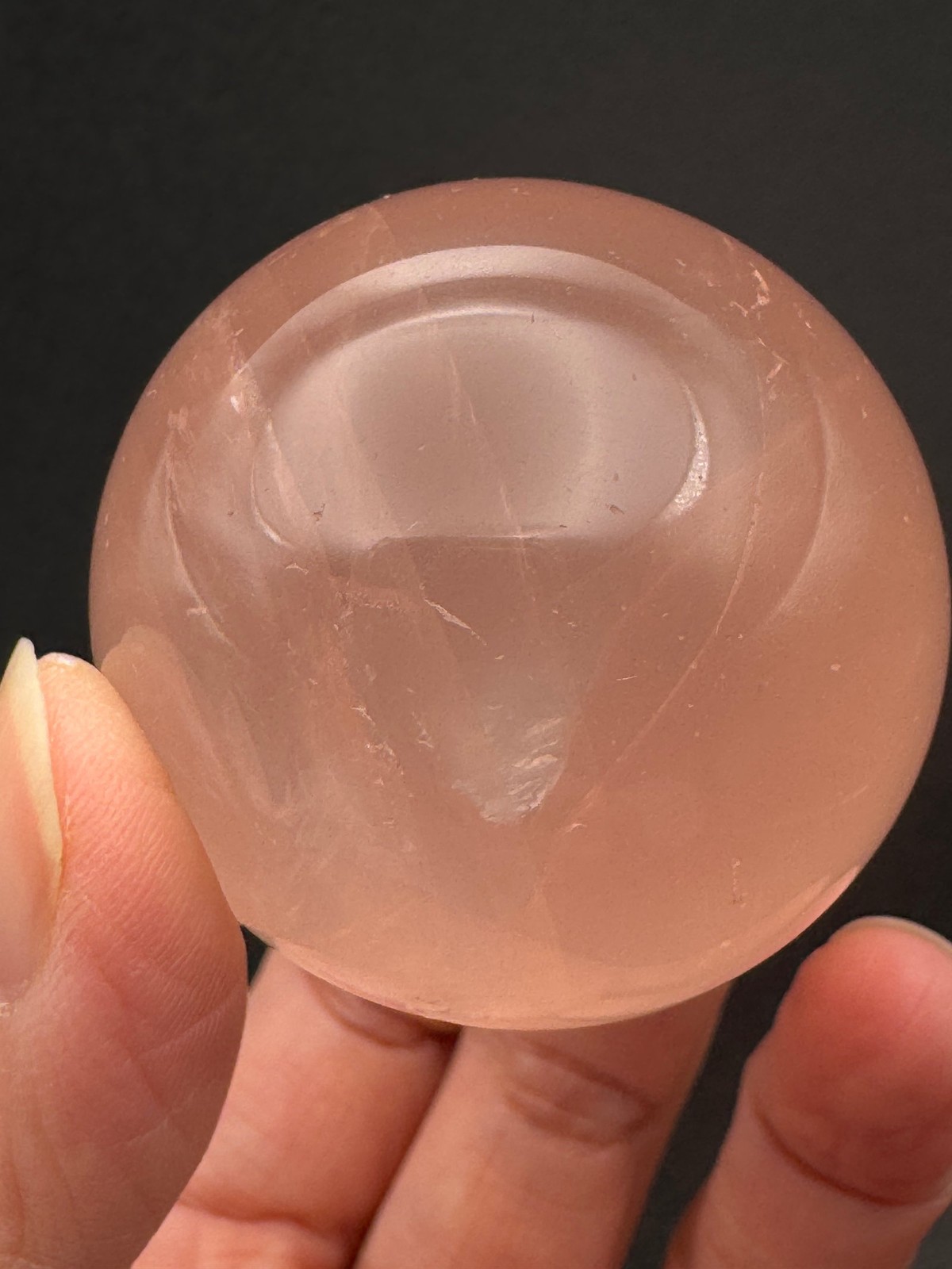 Rose Quartz Sphere for Love Harmony and SelfCare