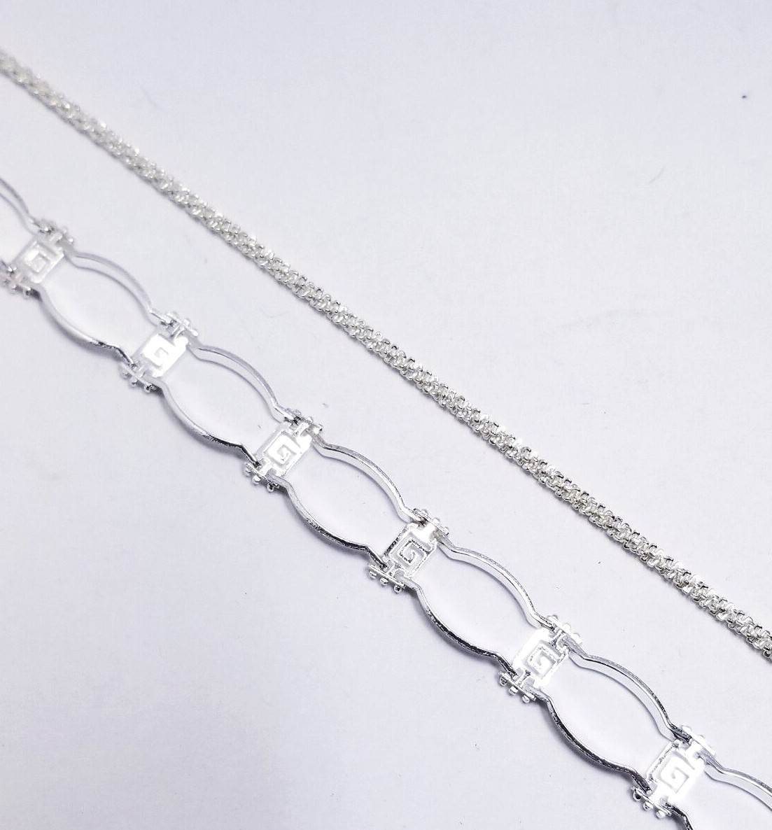 Genuine Sterling Silver Bracelet Set – 8.8 Grams TW