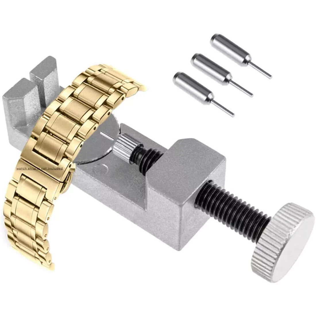 360pcs Watch PINS SPRING BARS Band Strap Link 8-25mm Repair Kit Stainless Steel