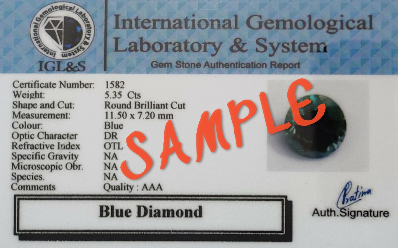 Gorgeous 5 Ct Blue Treated Diamond Ring Great Shine VVS1 Certified Birthday Gift