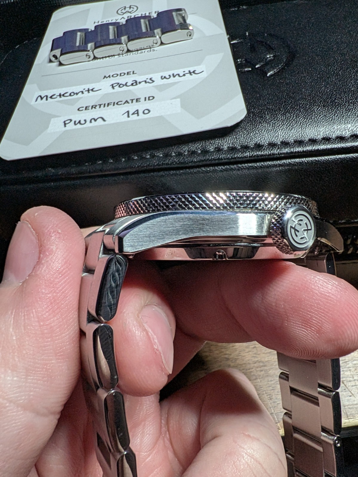 Henry Archer Nordso Meteorite Dial 40mm Watch