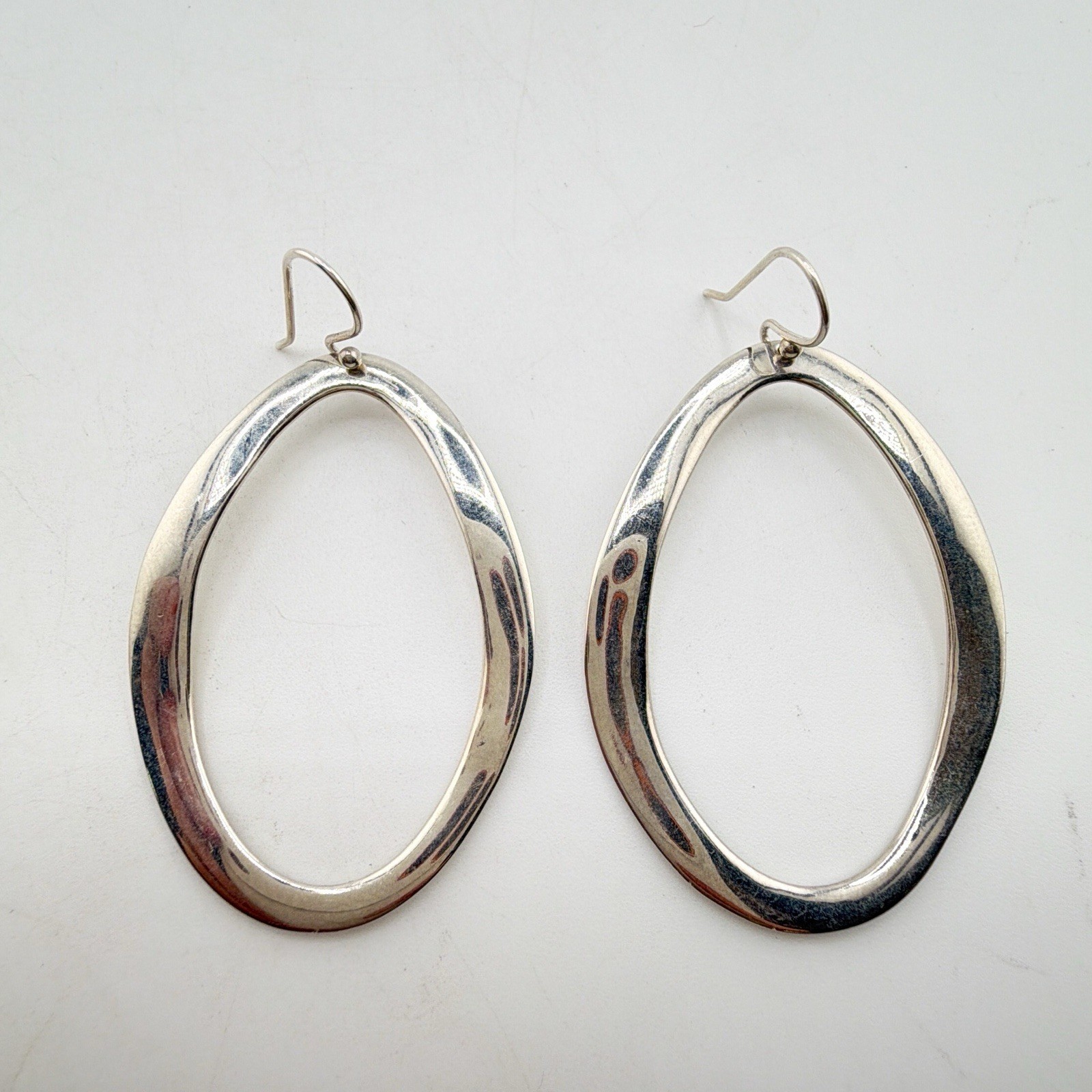 IPPOLITA 925 Sterling Silver Classico Open Oval Drop Dangle Wire Earrings AAM85