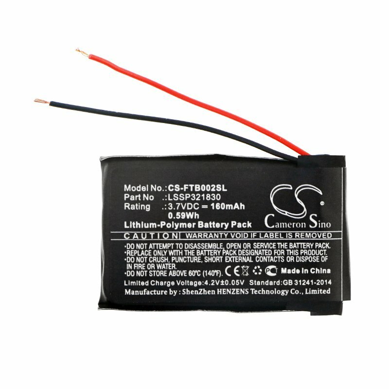 3.7V Battery for Fitbit Blaze,FB502;P/N:LSSP321830 (160mAh) Li-Polymer 0.59Wh