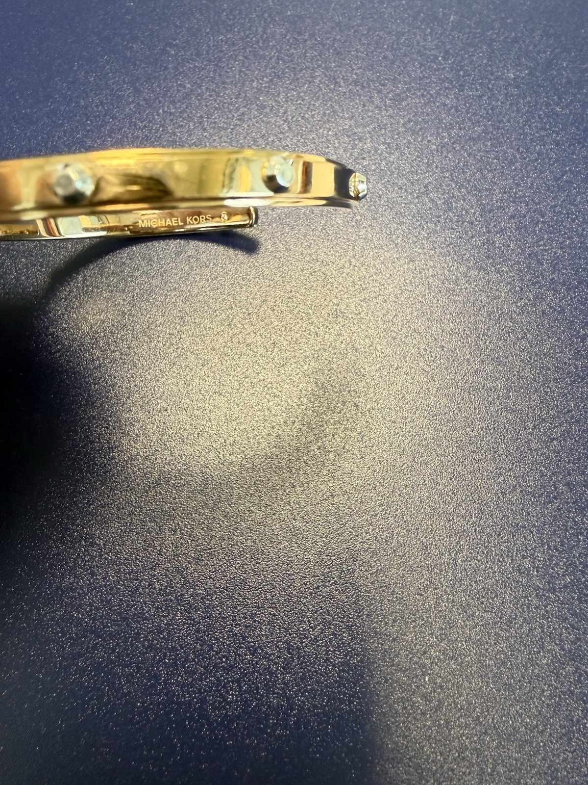 …MICHARL KORS…Rose Gold Tone & Silver Tone Cuff Bracelet…